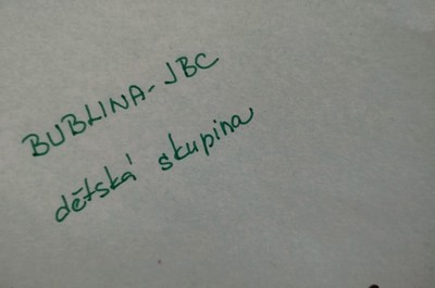 Děti z dětské skupiny BUBLINA